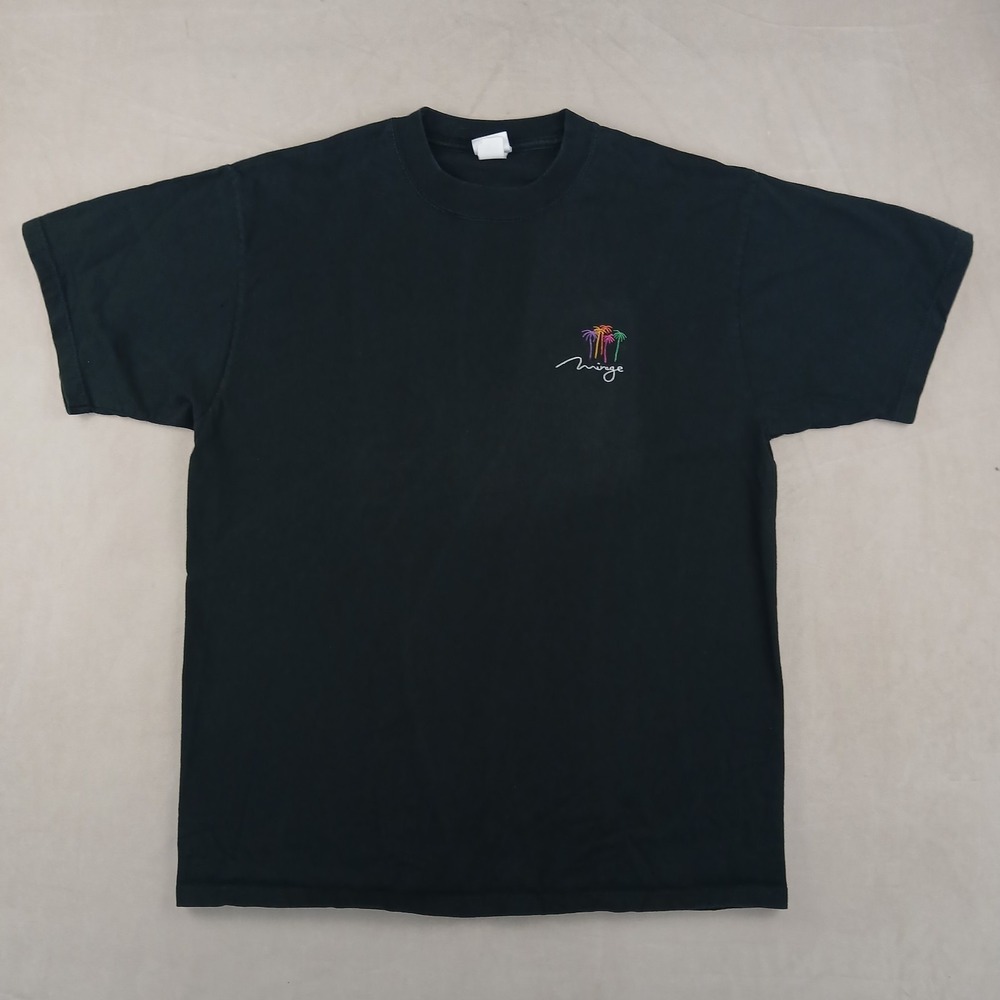 Vintage Mirage Large Mens T Shirt Boxy Drop Shoulder USA 22x28 **Fits A Medium *